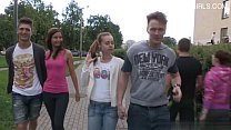video busty girlfriend homemade gangbang sex