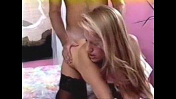 video ストッキングハードコアのブロンド sex