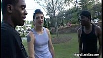 video межрасовые повесил волосатые жопой черный сырье трахается качок старше белый 19 sex