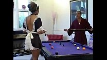 video 大きなお尻の黒人メイドアヤナエンジェルがポンピングされてクリーム状になります sex