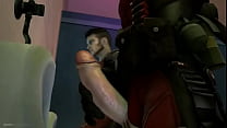 video shared video deadpool and dmcdante are having a good time in the mens room sex