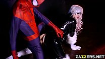 video spidey так жестко трахает черную кошку своим большим членом sex