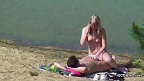 video молодая парочка трахается на пляже в тиммендорфе и снимается на видео sex