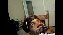 video ebony gf gives blowjob and gets facialized sex