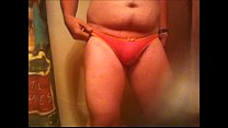 video 私のパンティーの皮ひもで大きなディルドに乗る sex