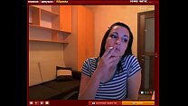 video русская девушка перед вебкамерой рбянка sex