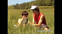 video ドゥサンとミカルのアウトドアアクション sex