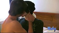 video ストレートボーイジャスティンはアロンをファック sex