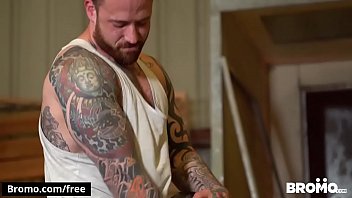 video bromo bareback inquisition part 4 scene 1 featuring casey kole jordan levine sex