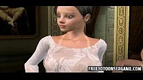 video две великолепные и экзотические крошки из 3d мультфильмов раздеваются sex
