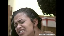 video возбужденная чернокожая телочка с симпатичным лицом получает sex