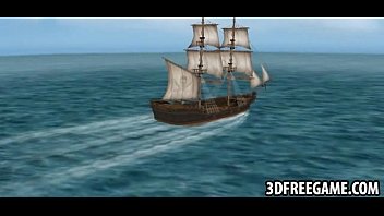 video горячую блондинку взятую в плен на корабле трахают в 3d sex