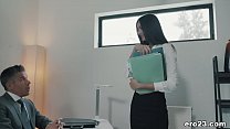 video горячая секретарша и ее босс с большим членом элиза ибарра и мик блу sex