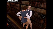 video 角質の3d漫画の塊が図書館で犯される sex