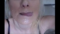 video курящая милфа делает минет с глотанием спермы sex