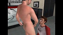 video горячие 3d мультяшные скряги делят дилдо перед аналом sex