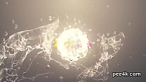 video поразительный персик получает ее мокрую щель полную теплой мочи и взрывов sex