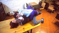 video романтический и горячий скрытый секс в подвале дома sex