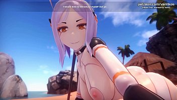 video 1080p60fps горячая анимеэльфийка получает великолепную дрочку сиськами после того как села на наше лицо со своей sex