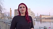 video немецкий скаут рыжую студентку мелину трахнули за деньги на уличном кастинге sex