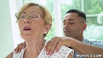 video kinky old chubby gilf malya has a lucky day gets to hop on a young dong sex
