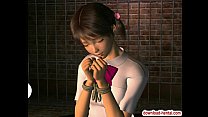 video 結ばれたアニメの女の子のボンデージアクション sex