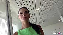 video german scout худенькая тинка megan на отдыхе разговаривает с публичным трахом на кастинге sex