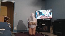 video большая грудь завуалированной мусульманки свисает sex