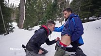 video after skiing part 1 kevin david he gets sucked and fucked bareback sex