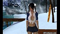 video これらの2人のセクシーな巨乳3dベイビーはお互いを食べています sex