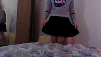 video симпатичная школьницакроссдрессер фанат наса развлекается sex