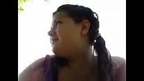 video толстушка на озере sex