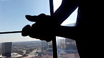 video nipali at work on the 25th floor playing with curve sex