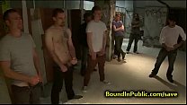 video されたゲイのアナルがサスペンションで乱交 sex