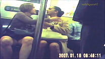 video откровенная белая милфа под юбкой в поезде с sex