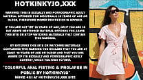 video красочный анальный фистинг и пролапс на публике от hotkinkyjo sex