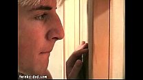 video joven mirón gay clavado por el que espía después sex
