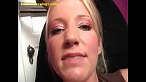 video блондинка получает двойной черный creampies sex