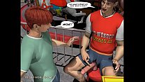 video カーニバルでのチャーリー3dゲイワールドコミック sex
