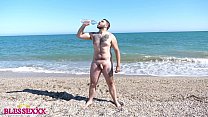video seamed straight male walking along the nude beach magic javi sex
