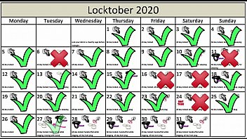 video locktober 2020 the tasks that each proper chastity slave should perform that month of the year you have to follow sex
