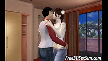 video 淡い3d漫画の可愛い人が激しくチームを組んでいる sex