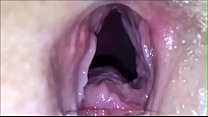 video интенсивный трах киски крупным планом с огромным зиянием внутри киски sex