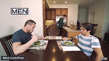 video titus gets caught cheating and ends up making out with muscular dude myles landon mencom sex