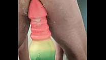 video يغتصب ravaging my ass with an xl bad dragon sex