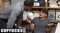 video latino perp interrogated and barebacked in the backroom by the loss prevention officer armond rizzo sex