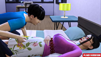 video 義理の息子が韓国人の継母とセックス アジアの継母はホテルの部屋で義理の息子と同じベッドを共有する sex