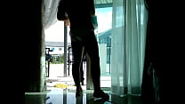 video delivery man caught me jerking 外送員 sex