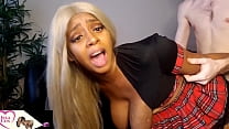 video чернокожая студенткашлюшка islacox обожает большой белый член sex