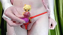 video eronekokun mlp girl applejack riding on my cock sex